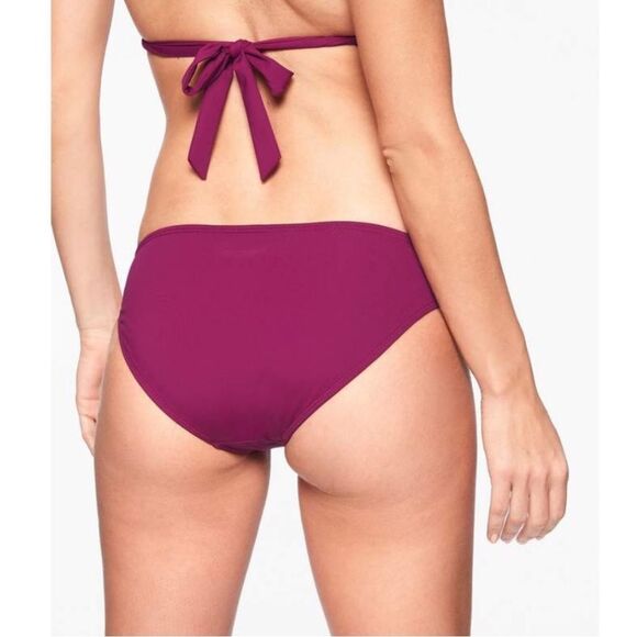 Athleta Makaha Reversible Swim Bottom Purple/Orange Red - Picture 9 of 9